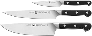 Zwilling 3 Parça Bıçak Seti, Paslanmaz Çelik, Siyah-Gri