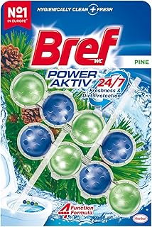 Bref WC Power Aktiv Çam Kokulu 2'li Klozet Temizleme Topları, 1 x 2 Adet, Çam 2, İkili