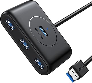 Ugreen USB 3.0 4 Portlu Hub Çoklayıcı Siyah 50 CM