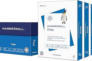 Hammermill Yazıcı Kağıdı, 20 lb Kopya Kağıdı, 8,5 x 11-3 Ream (1.500 Yaprak) – 92 Parlak, ABD’de Üretilmiştir, 500 Adet (3’lü paket) — %35 İndirim | Amazon TR Fırsatı