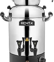 Remta R27 Maksi Çift Demlikli Çay Semaveri, 16Lt, Paslanmaz Çelik — %42 İndirim | Amazon TR Fırsatı