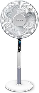 HONEYWELL Advanced QuietSet HSF600 Ayaklı Vantilatör, 5 HIz Ayarı, Zamanlayıcı Fonksiyonu, 70 Derece Salınım, Yükseklik, Uzaktan Kumandalı - Beyaz