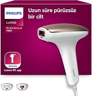 Philips Lumea 7000 Serisi SC1997/00 IPL Tüy Alma,Vücut ve Yüz için 2 Başlık,Çanta