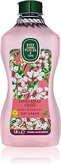 Eyüp Sabri Tuncer Doğal Zeytinyağlı Sıvı Sabun Japon Kiraz Çiçeği 1,5 L Pet Şişe (1 x 1500 ml)