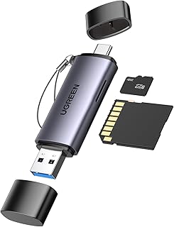 Ugreen Type-C ve USB 3.0 SD TF Kart Okuyucu