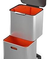 Joseph Joseph Totem Çöp Kovası, Paslanmaz Çelik, 60 Litre — %25 İndirim | Amazon TR Fırsatı