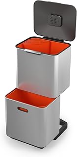 Joseph Joseph Totem Çöp Kovası, Paslanmaz Çelik, 60 Litre