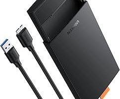 Ugreen 2.5 inch Sata USB 3.0 Hard Disk Kutusu, Siyah — %20 İndirim | Amazon TR Fırsatı