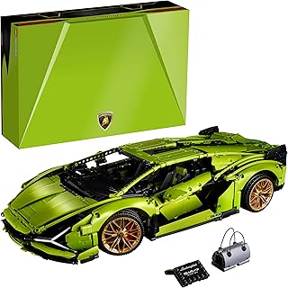 LEGO Technic Lamborghini Sián FKP 37 42115 - Spor Araba Seven Yetişkinler İçin Koleksiyonluk Yaratıcı Oyuncak Model Yapım Seti (3696 Parça)