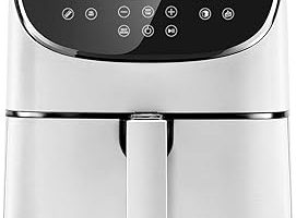 COSORI Airfryer 100 Tarif Yemek Kitabı, 1700-Watt Max XXL 5,5 L Dijital Dokunmatik Hava Fritözleri 11 Ön Ayarlı Fırın, Yağsız Sıcak Ocak, Yapışmaz Sepet, Beyaz — %30 İndirim | Amazon TR Fırsatı