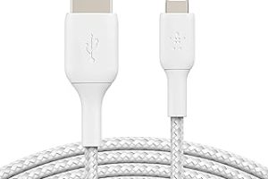 Belkin Örgülü Lightning Kablosu (iPhone, iPad, AirPods için Boost Charge Lightning/USB Kablosu) MFi Sertifikalı iPhone Şarj Cihazı, Örgülü Lightning Kablosu (2m, Beyaz) — %38 İndirim | Amazon TR Fırsatı