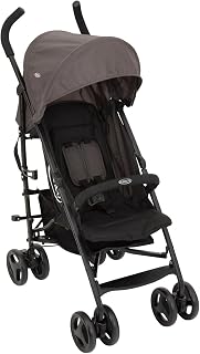 Graco TraveLite Kompakt Bebek Arabası/Bebek Arabası - Doğumdan yaklaşık 3 yıla kadar uygundur (15 kg). Sadece 7 kg'da hafif, Siyah/Gri moda