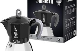 Bialetti – Moka İndüksiyon Siyah: 6 Cups Ocak Üstü Espresso Pişirici – 280ml – Alt Hazne: Dış Paslanmaz Çelik İç Alüminyum – Patentli Güvenlik Valfi – İndüksiyon Ocak Türleri İçin Uygundur — %20 İndirim | Amazon TR Fırsatı