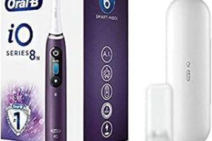 Oral-B iO Series 8 elektrikli diş fırçası, 6 temizleme modu, diş bakımı için, mıknatıslı teknoloji, renkli ekran ve seyahat çantası, erkek/kadın hediyesi, mor ametrin — %51 İndirim | Amazon TR Fırsatı