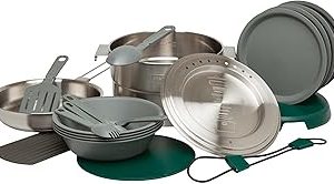 STANLEY Adventure Full Kitchen Pişirme ve Yemek Seti 3.5 Litre – Paslanmaz Çelik | Paslanmaz Çelik | Paslanmaz çelik kamp pişirme seti, paketlenebilir, bulaşık makinesinde yıkanabilir, BPA içermez, kamp ve yürüyüş için — %30 İndirim | Amazon TR Fırsatı