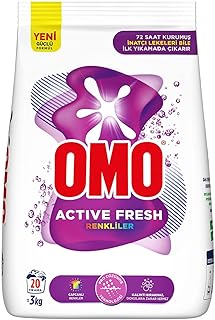 Omo Active Fresh Renkliler Toz Deterjanı 3 kg