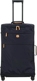 Bric's X-Bag Çerçeveli Büyük İplik Makinesi - 76 cm - Tekerlekli Valizler - Kareli Bagaj - Lacivert, Lacivert, One Size, 30 EU