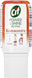 Cif Power & Shine Konsantre Mutfak Yüzey Temizleyici Leke Çıkarıcı Yağ Çözücü 70 ml