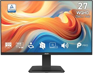 MSI 27 PRO MP273Q E14, Kurumsal Monitör, WQHD, 16:9, Flat, IPS, 144Hz, 1ms (MPRT), Adaptive-Sync