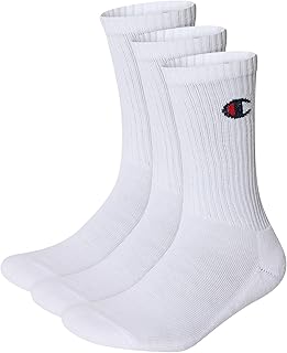 Champion C-Logo 3'lü Paket Crew Çorap, Unisex Yetişkin