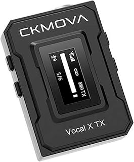 CKMOVA Vokal X V1 Ultra kompakt 2,4 GHz Çift Kanallı Kablosuz Telsiz Mikrofon Seti