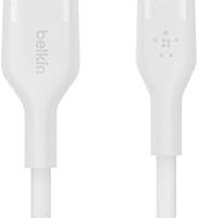 Belkin BoostCharge Flex Silicone USB-C – USB-A Kablosu (2 m), iPad Pro, Galaxy S21, Ultra, Plus, Note 20, Pixel ve Diğer Aygıtlar için USB-IF Onaylı USB-C Şarj Kablosu – Beyaz — %40 İndirim | Amazon TR Fırsatı