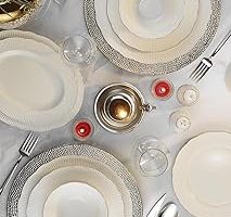 Kütahya Porselen Bone Ilay 58 Parça 12 Kişilik Yemek Takımı, Platin — %23 İndirim | Amazon TR Fırsatı