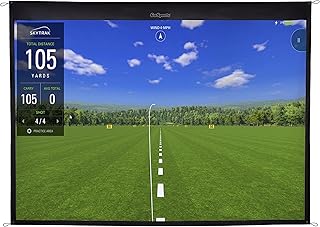 GoSports Golf Simülatörü Etki ekranı- 2 m x 2,1 m veya 2,7 m x 2,1 m seçeneği