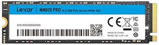 Lexar Disque SSD NM610 Pro 500Go - NVMe M.2 Tip 2280