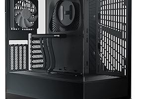 HYTE Y40 Modern Estetik Panoramik Temperli Cam Orta Kule ATX Bilgisayar Oyun Kasası PCIE 4.0 Yükseltici Kablo Dahil, Siyah (CS-HYTE-Y40-B) — %27 İndirim | Amazon TR Fırsatı
