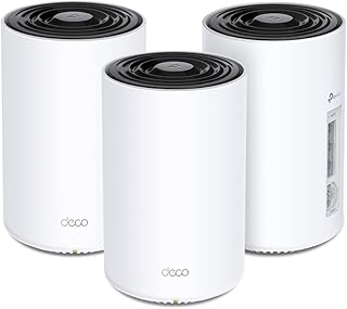 TP-Link Deco PX50 3-Pack, AX3000 + G1500, 1 GHz CPU, Powerline/Mesh, Yapay Zeka Desteği, Gigabit Portları, 150 Cihaza Kadar Bağlantı, 600 m² 'ye Kadar Kapsama, Powerline Mesh WiFi 6 Sistemi