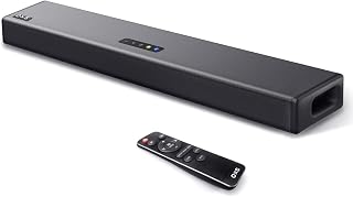 OXS S3 TV Soundbar – Bluetooth 5.0, Dinamik Bas, 3D Surround, Diyalog Geliştirme, AUX/Optik/Koaksiyel Uyumluluk, Çoklu Ses Modları, Duvara Monte Edilebilir