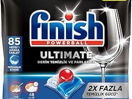 Finish Ultimate 85 Kapsül Bulaşık Makinesi Deterjanı Tableti (1 x 85 Kapsül) — %20 İndirim | Amazon TR Fırsatı