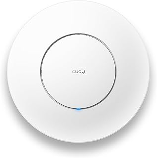 Cudy AX3000 2,5G WiFi 6 kablosuz erişim noktası, 2,5 Gbps RJ45, Business WiFi çözümü, şebeke desteği, kesintisiz dolaşım ve MU-MIMO, PoE veya DC ile çalışan, 12 V DC güç adaptörü dahildir, AP3000