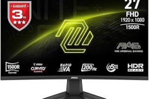 MSI 27″ MAG 276CF E20 1920×1080 (FHD) 16:9 CURVE 1500R RAPID VA 200HZ 0.5MS FREESYNC PREMIUM GAMING MONITOR — %24 İndirim | Amazon TR Fırsatı