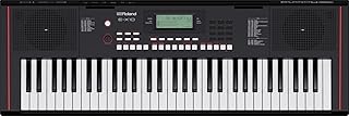 Roland E-X10 klavye | 61 tuşlu piyano, yeni başlayanlar ve dersler için mükemmel | 600+ ses | stereo hoparlör | 140 entegre şarkı | USB üzerinden MIDI kontrolü | mikrofon ve Aux girişi