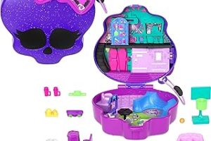POLLY POCKET™ Monster High Temalı Kompakt Oyun Seti 3 mikro bebek ve 10 aksesuar bulunan, açıldığında liseye dönüşen Polly Pocket Monster High Kompakt Oyun Seti HVV58 — %20 İndirim | Amazon TR Fırsatı