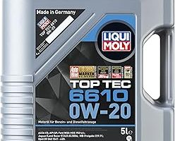 Liqui Moly Top Tec 6610 0W-20 5 l Otomotiv Bakım Ürünü — %24 İndirim | Amazon TR Fırsatı