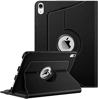 Babilden Apple iPad Yatay ve Dikey Standlı 360 Derece Döner Tablet Kılıfı (iPad Mini 6.Nesil 8.3 Siyah)