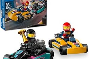 LEGO City Go-Kartlar ve Yarış Sürücüleri 60400-5 Yaş ve Üzeri için Yarışçı Minifigürü İçeren Yaratıcı Oyuncak Yapım Seti (99 Parça) — %22 İndirim | Amazon TR Fırsatı