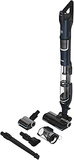 HOOVER HFX akülü elektrikli süpürge, hayvan tüyü başlıklı ve LED'li, 60 dakikaya kadar I kablosuz Corner Geni™ ile köşeleri ve kenarları temizlemek için I Anti-TWIST™ ile emilen saçların dolaşmasına