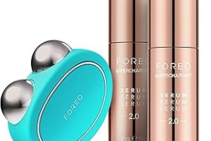 FOREO Forever Firm BEAR Paket – BEAR Mikro Akımlı Yüz Cihazı + 2 x İletken Serum 30 mL – Cilt Bakım Alet Seti – Nane — %37 İndirim | Amazon TR Fırsatı
