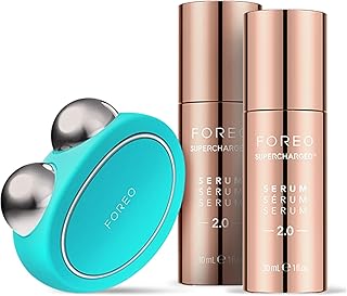 FOREO Forever Firm BEAR Paket - BEAR Mikro Akımlı Yüz Cihazı + 2 x İletken Serum 30 mL - Cilt Bakım Alet Seti - Nane