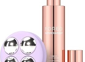 FOREO BEAR 2 body Gelişmiş Mikro Akımlı Vücut Masaj Aleti + İletken SUPERCHARGED Sıkılaştırıcı Vücut Serumu – Selülit Masajı ve Lenfatik Drenaj – Sıkı, Kontur ve Pürüzsüz – Vücut Masajı — %31 İndirim | Amazon TR Fırsatı