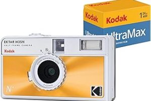 KODAK EKTAR H35N 35mm Filmli Analog Fotoğraf Makinesi- Sırlı Turuncu+Ultramax 24 Poz Film — %29 İndirim | Amazon TR Fırsatı