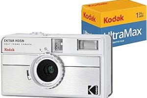 KODAK EKTAR H35N 35mm Filmli Analog Fotoğraf Makinesi- Çizgili Gümüş+Ultramax 24 Poz Film — %29 İndirim | Amazon TR Fırsatı
