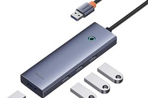 OS-Baseus UltraJoy Series 4-Port HUB Space Grey（USBA to USB3.0 * 4） — %20 İndirim | Amazon TR Fırsatı