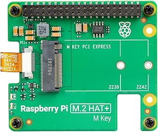 PCIe M.2 HAT Raspberry Pi 5 için, M-Key