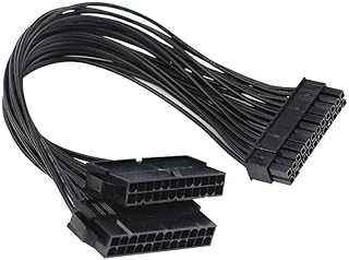 Güç Kaynağı Çoklayıcı 24 Pin Atx Dual PSU Çoklayıcı Adaptör Anakart Mining Kablosu 5145