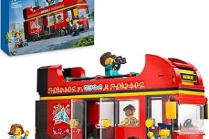 LEGO City Kırmızı İki Katlı Gezi Otobüsü 60407 – 7 Yaş ve Üzeri Kız ve Erkek Çocuklar için Yılbaşı Hediyesi Fikri, 4 Minifigür ve 1 Bebek Figürü İçeren Yaratıcı Oyuncak Yapım Seti (384 Parça) — %32 İndirim | Amazon TR Fırsatı